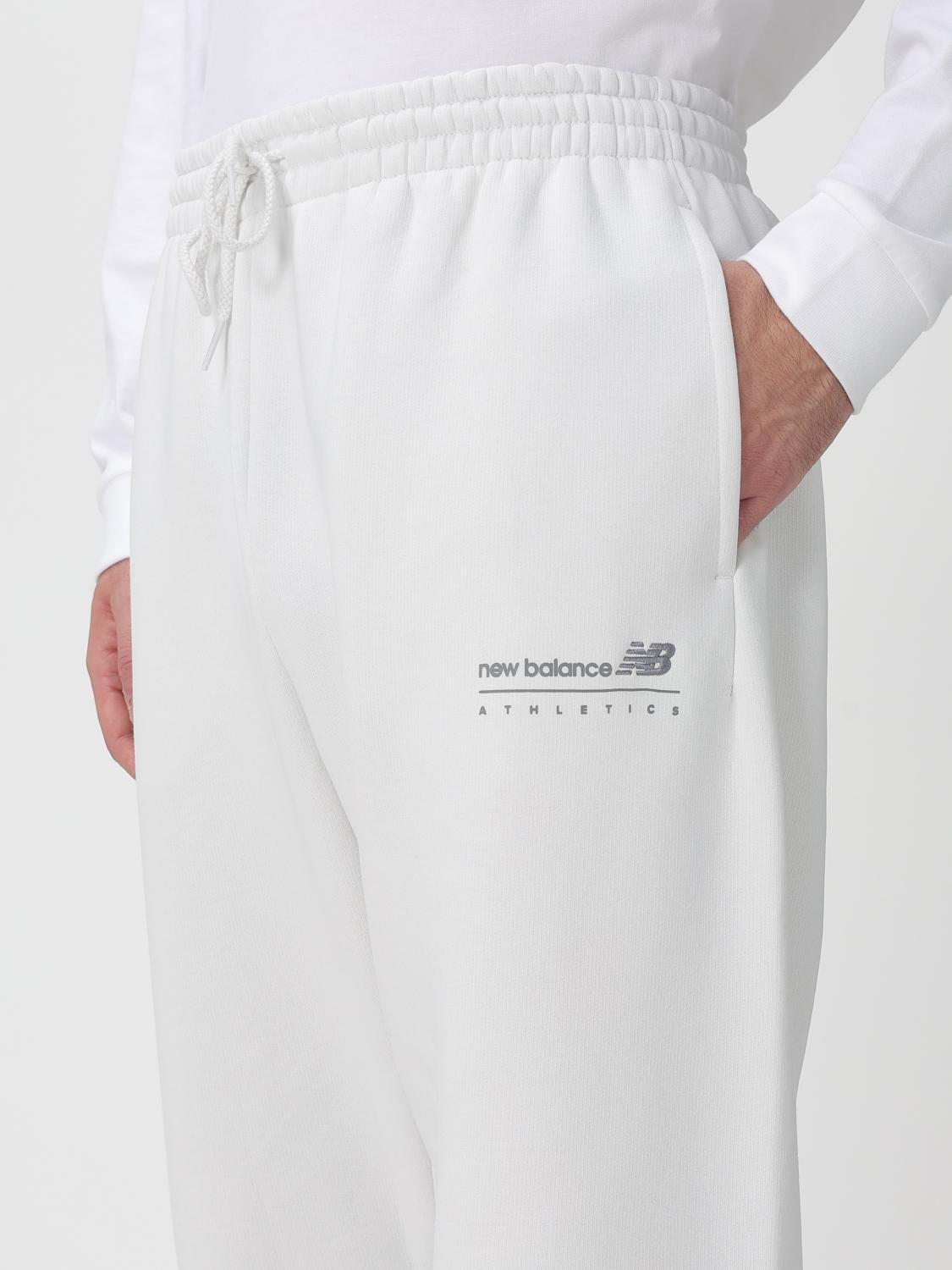 NEW BALANCE PANTS: Pants men New Balance, White - Img 4