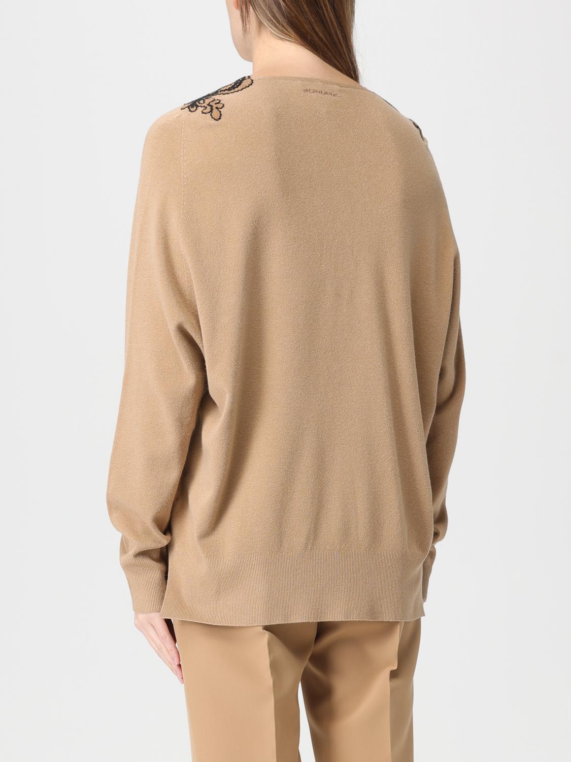 ERMANNO FIRENZE セーター: スウェットシャツ レディース Ermanno Firenze, ベージュ - Img 2