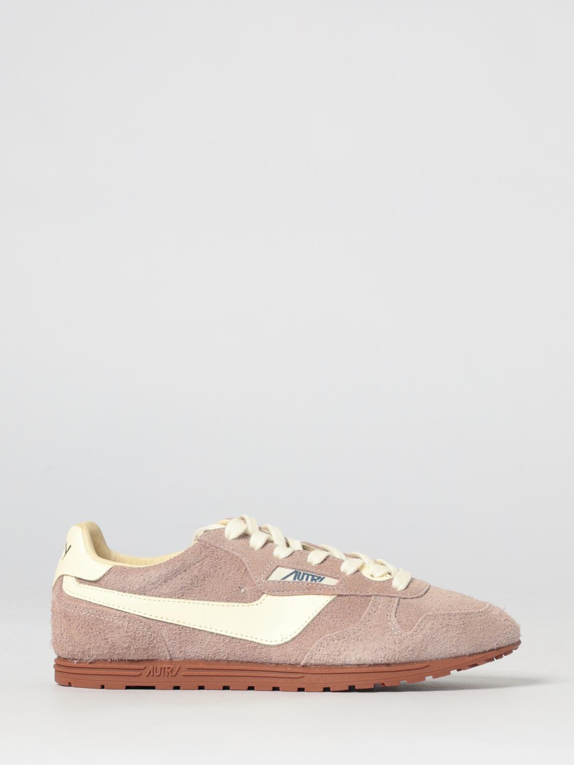 AUTRY SNEAKERS: Sneakers Windspin Autry in camoscio , Rosa - Img 1