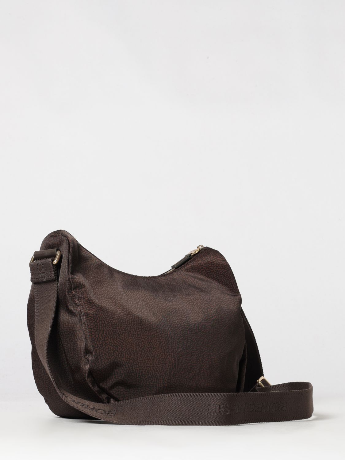BORBONESE BACKPACK: Backpack woman Borbonese, Brown - Img 2
