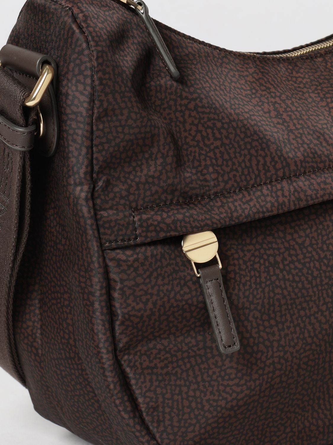BORBONESE BACKPACK: Backpack woman Borbonese, Brown - Img 3