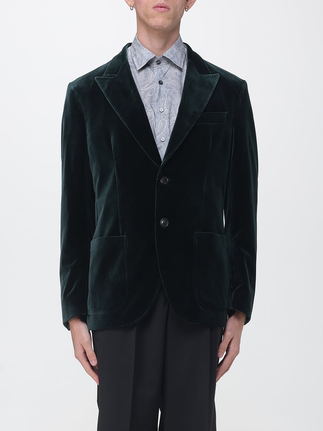 ETRO JACKET: Jacket men Etro, Green - Img 1