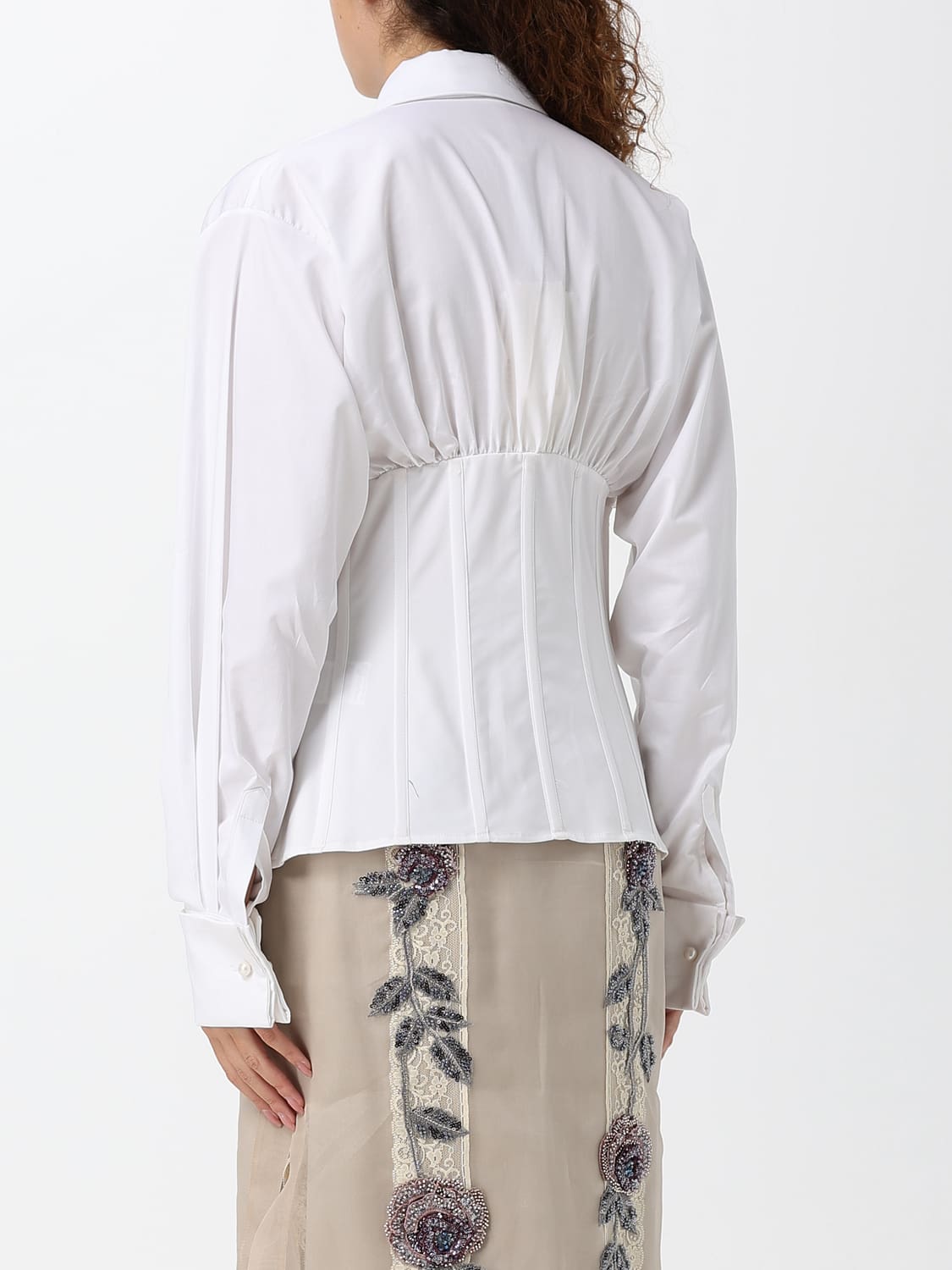 ANTONIO MARRAS HEMDBLUSE: Hemdbluse damen Antonio Marras, Weiß - Img 3