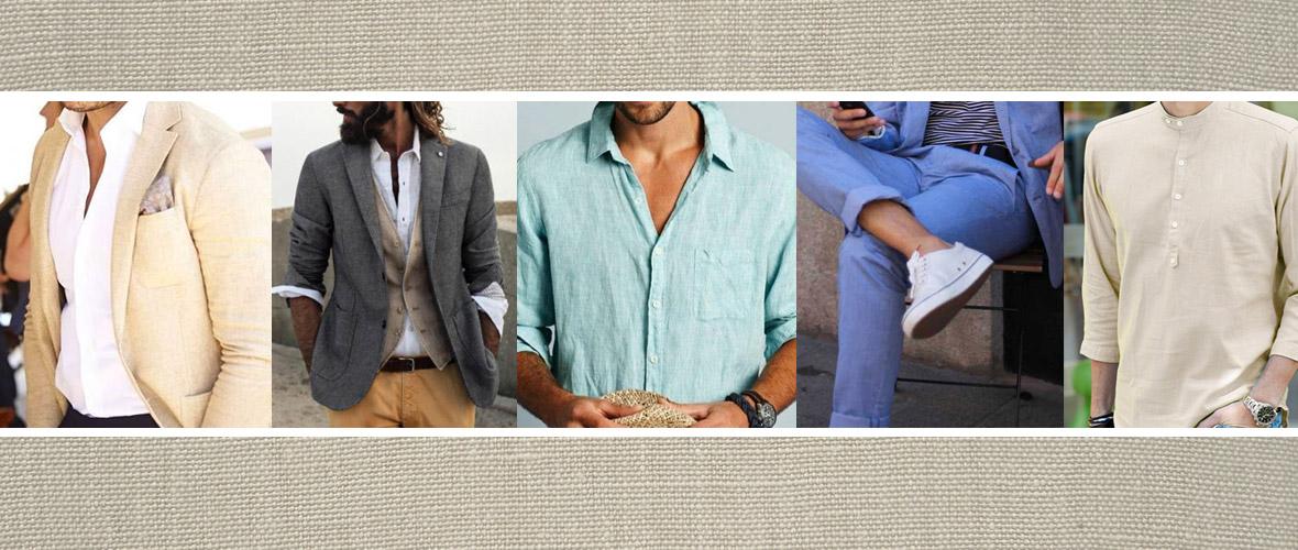 Summer-friendly, ultra light and cool  The Linen for men