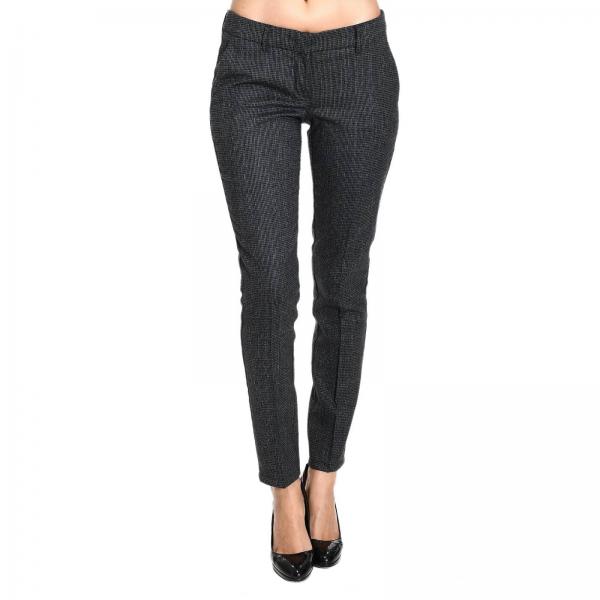 Siviglia Outlet: TASCHE AMERICA PIED DE POULE | Pantalone Siviglia Donna  Antracite | Pantalone Siviglia SP576D 16064A GIGLIO.COM
