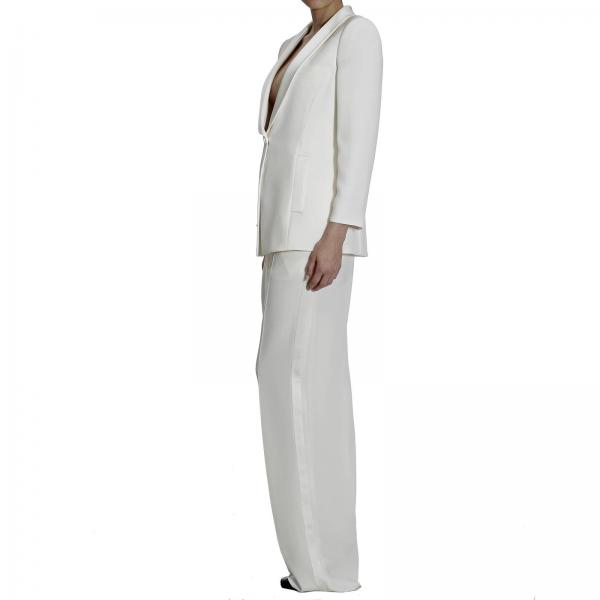 Armani Outlet SMOKING Tailleur Armani Donna Bianco