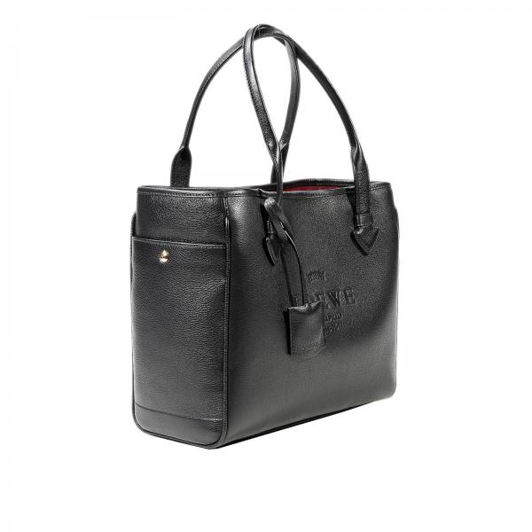 Loewe Outlet: HERITAGE SHOPPING LEATHER LOGO | Shoulder Bag Loewe Women ...