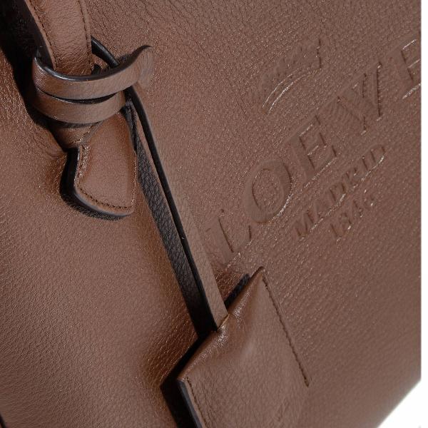 Loewe Outlet HERITAGE SHOPPING LEATHER LOGO Shoulder Bag Loewe Women