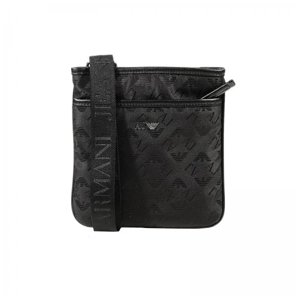 Armani Jeans Outlet CROSSBODY NYLON LOGO Bags Armani Jeans Men Black