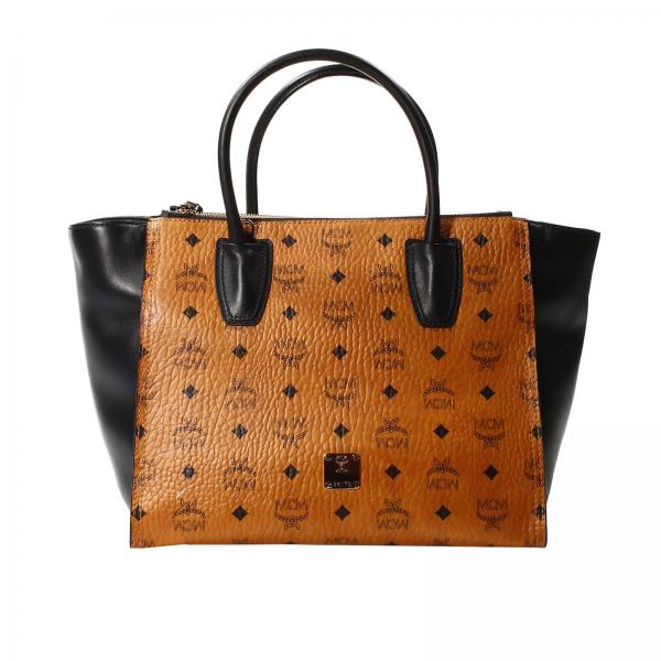 Mcm Outlet CHRISTINA VISETOS 2 ZIP TOTE MEDIUM Shoulder Bag Mcm