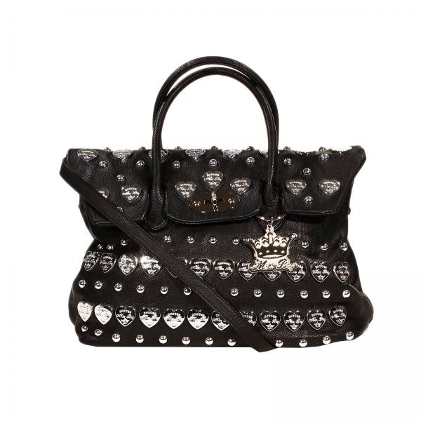 Mia Bag Women S Shoulder Classic Ping 2 Handles With Heath Shoulder Bag Women Mia Black