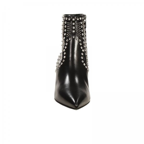 Saint Laurent Outlet: HEEL 4 LOW BOOT STUDDED LEATHER | Heeled Booties ...