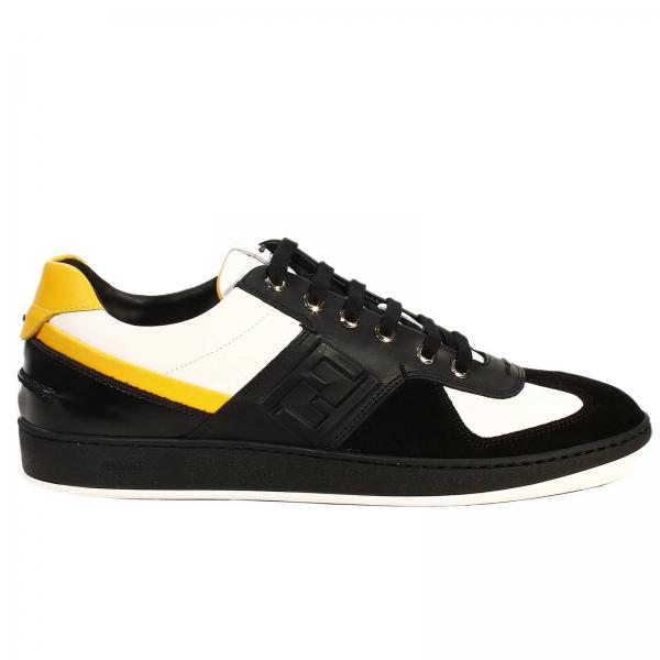 fendi shearling sneakers