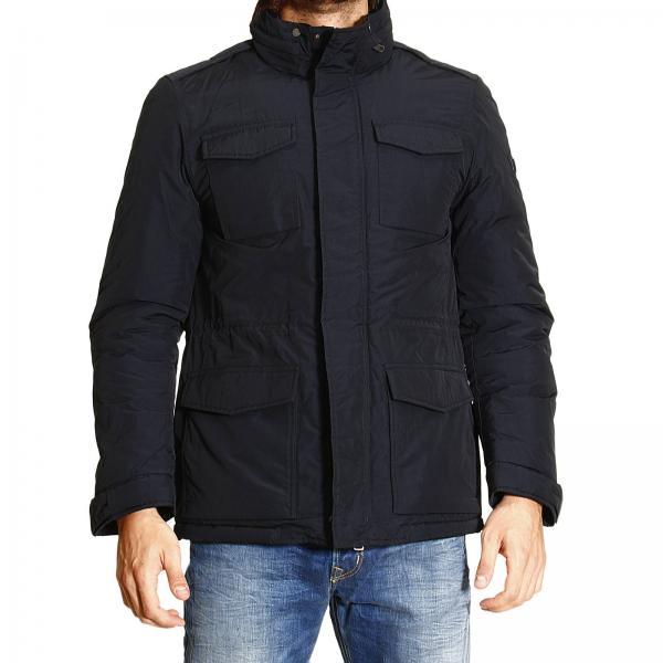 Woolrich Outlet TURNER FIELD JACKET CON CAPPUCCIO ESTRAIBILIE Giacca