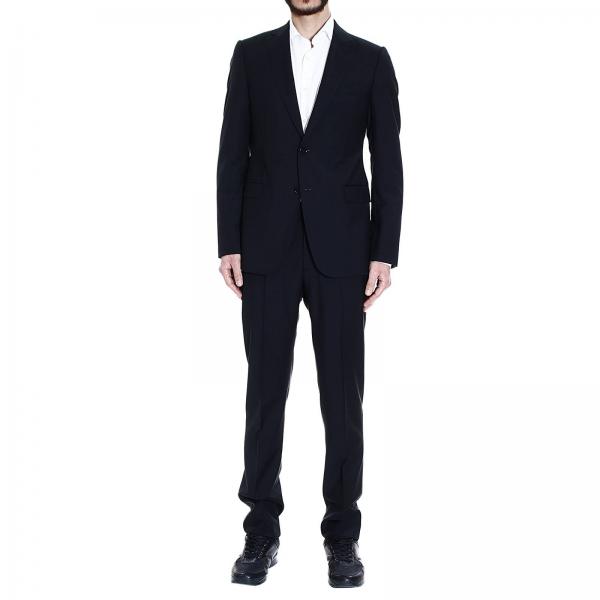 Armani Collezioni Outlet: | Suit Armani Collezioni Men Black | Suit ...