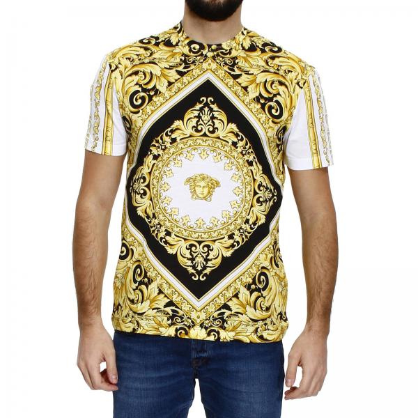 Versace Outlet Camiseta Versace Hombre Blanco Camiseta Versace A69891 215882 Giglio Es