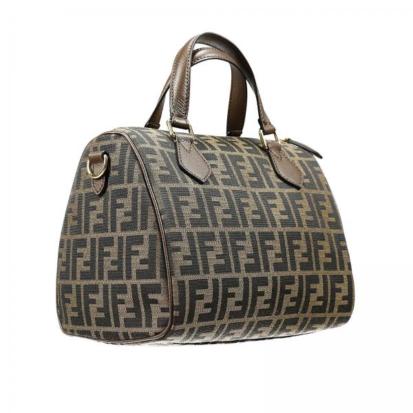 Fendi Outlet ZUCCA BAULETTO Borsa A Spalla Fendi Donna Marrone