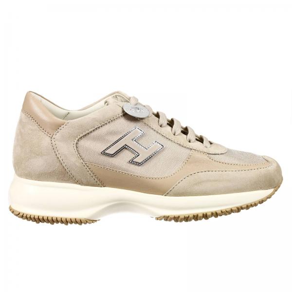 HOGAN: new interactive suede leather canvas shoes | Sneakers Hogan ...
