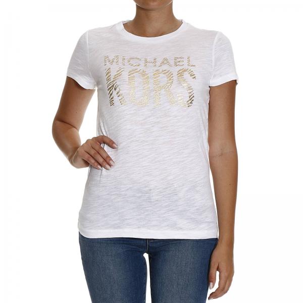 Michael Michael Kors Outlet: t-shirt half sleeve crew-neck logo+ | T ...