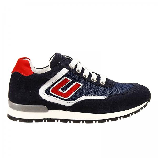Paciotti 4Us Outlet: shoes sneakers suede e canvas contrast | Shoes ...