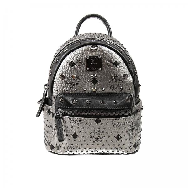 MCM: | Backpack Mcm Women Silver | Backpack Mcm mwk5ave99 GIGLIO.COM
