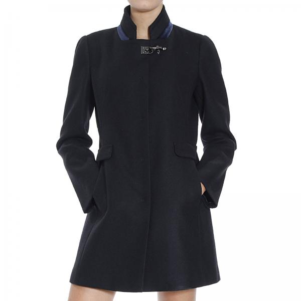 Fay Outlet Mäntel Damen Mantel Fay Damen Schwarz Mantel Fay