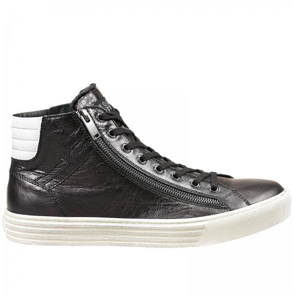 hogan rebel pelle nera uomo hogan rebel pelle nera uomo