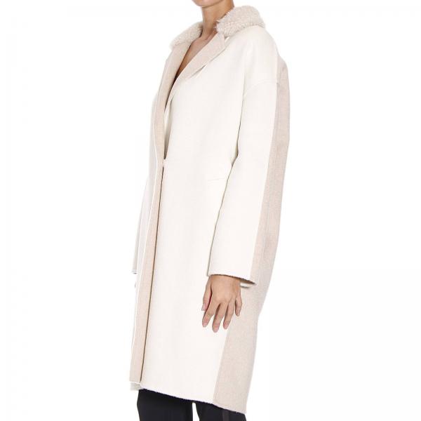 Colombo Outlet: | Coat Colombo Women Yellow Cream | Coat Colombo cp416p ...