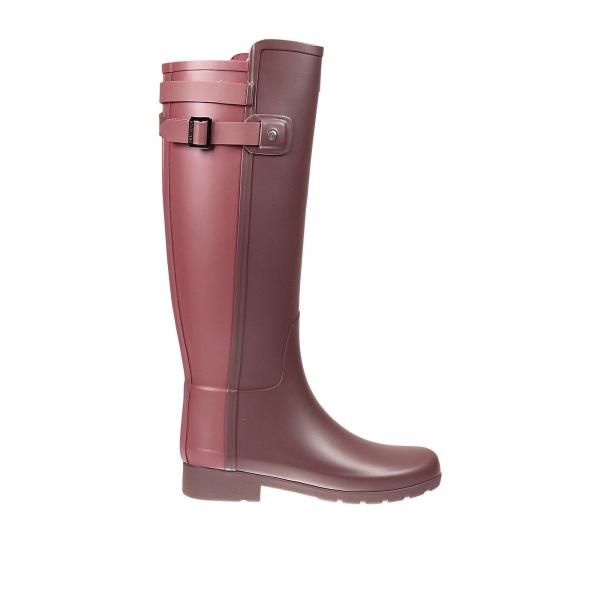 Hunter Outlet Boots Hunter Women Burgundy Boots Hunter wft1074rma