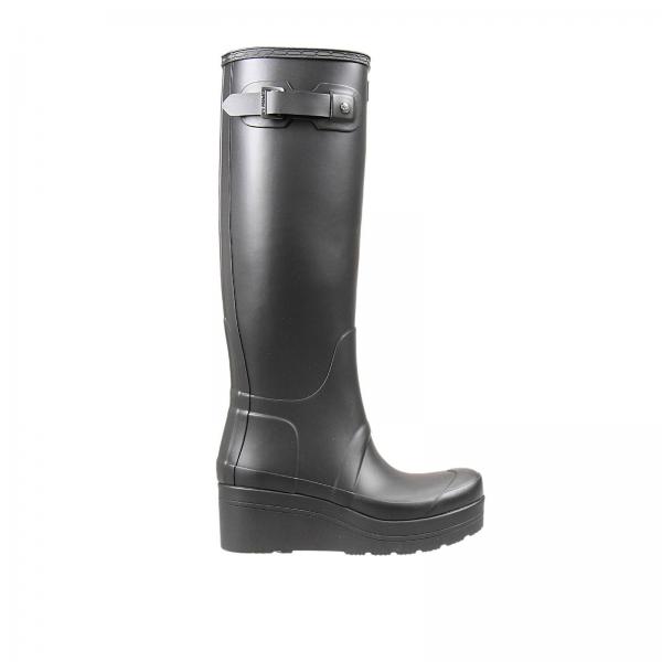 Hunter Outlet: Zapatos Mujer | Botas Hunter Mujer Negro | Botas Hunter