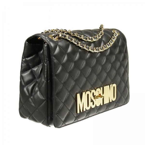 Moschino Couture Outlet TRACOLLA CON PATTA GRANDE PELLE TRAPUNTATA