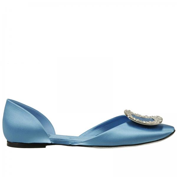 ROGER VIVIER: | Flat Shoes Roger Vivier Women Royal Blue | Flat Shoes ...