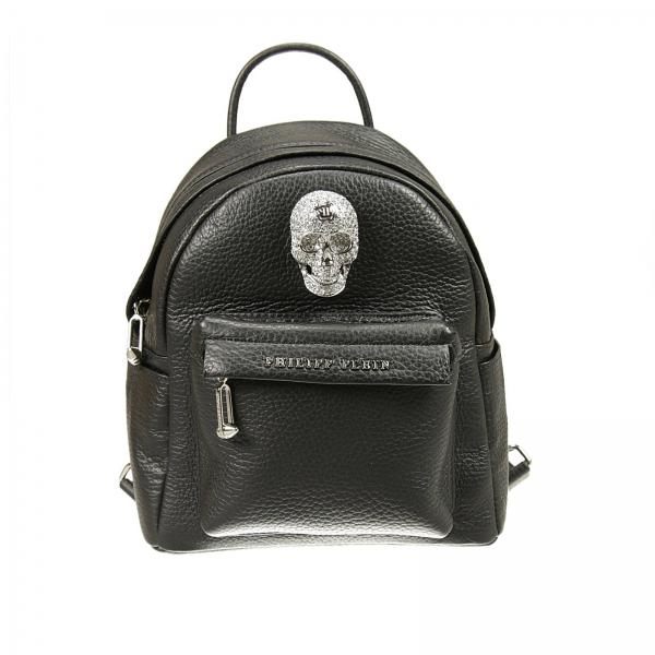 Philipp Plein Outlet Bolso mini Mujer Negro Mochila Philipp Plein