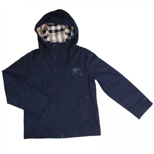 Burberry Outlet Jacket Burberry Kids Blue Jacket Burberry 3997781