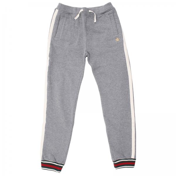 GUCCI Pants Gucci Kids Grey Pants Gucci 410003 x5711