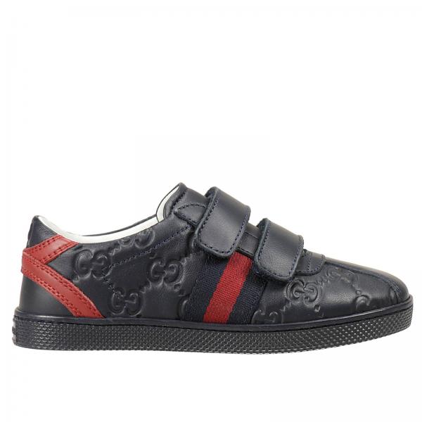 Gucci Outlet: | Shoes Gucci Kids Blue | Shoes Gucci 410384 cpw80 GIGLIO.COM