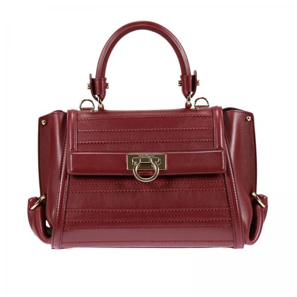 burgundy mini purse