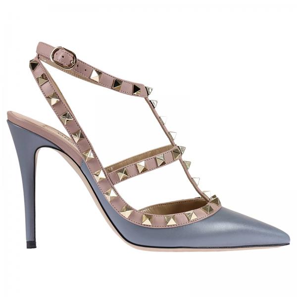 Bicolor Rockstud Con Pelle Borchie Tacco 10 Igf76bmYyv