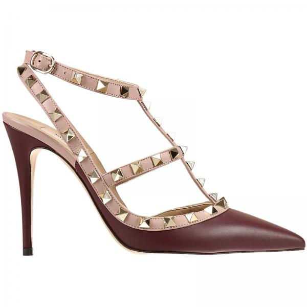 Bicolor Rockstud Con Pelle Borchie Tacco 10 Igf76bmYyv