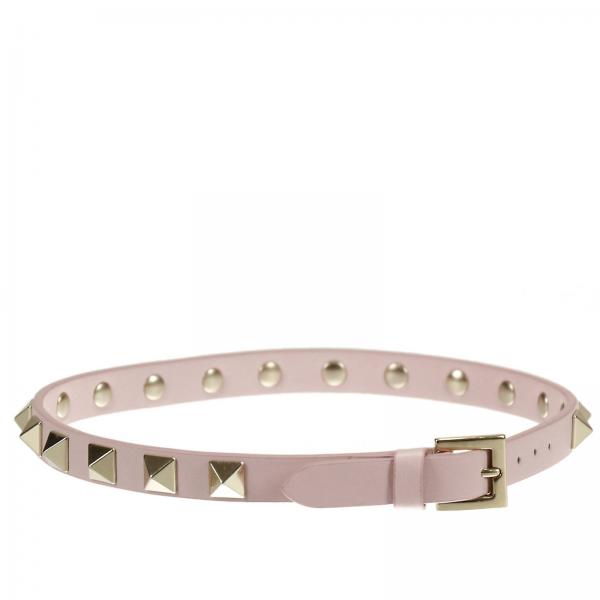 VALENTINO GARAVANI: Rockstud double leather bracelet with studs | Jewel ...