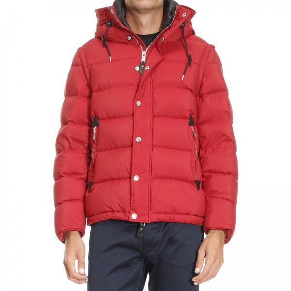 red burberry jacket men