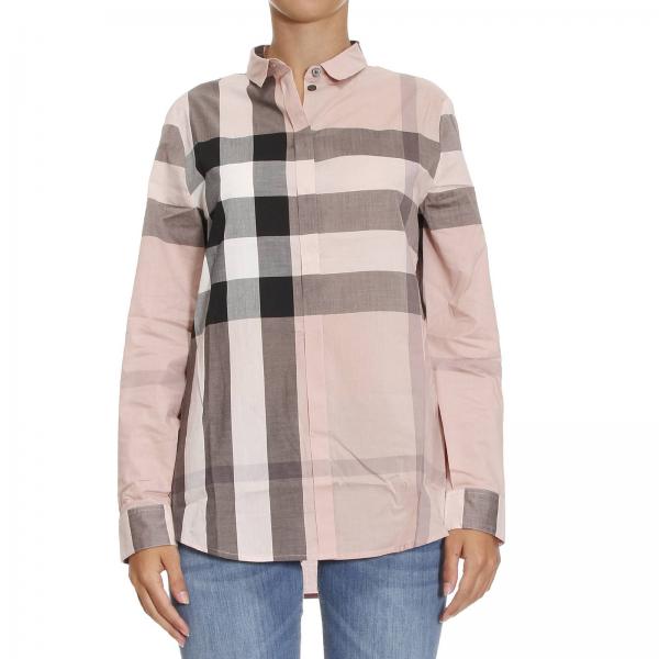 burberry shirt womens pink