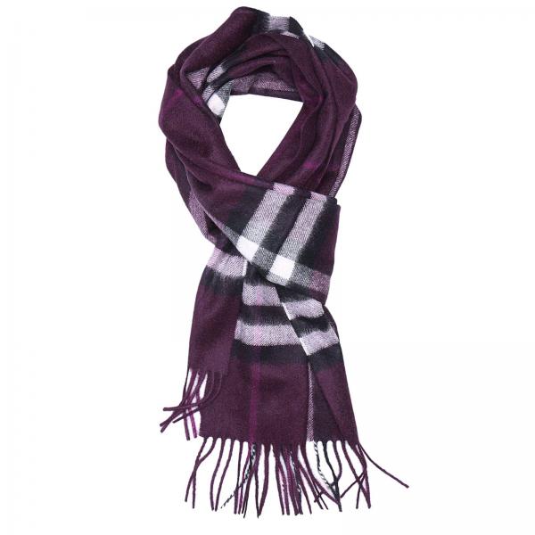 burberry scarf purple