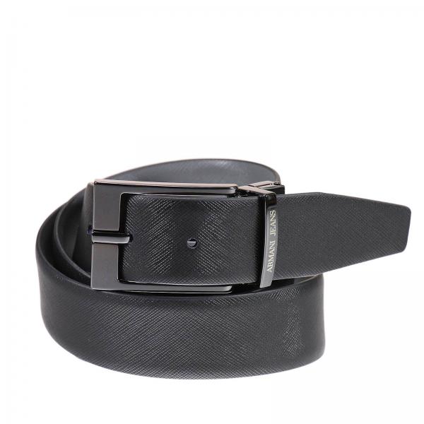 Armani Jeans Outlet Belts man Belt Armani Jeans Men Black Belt
