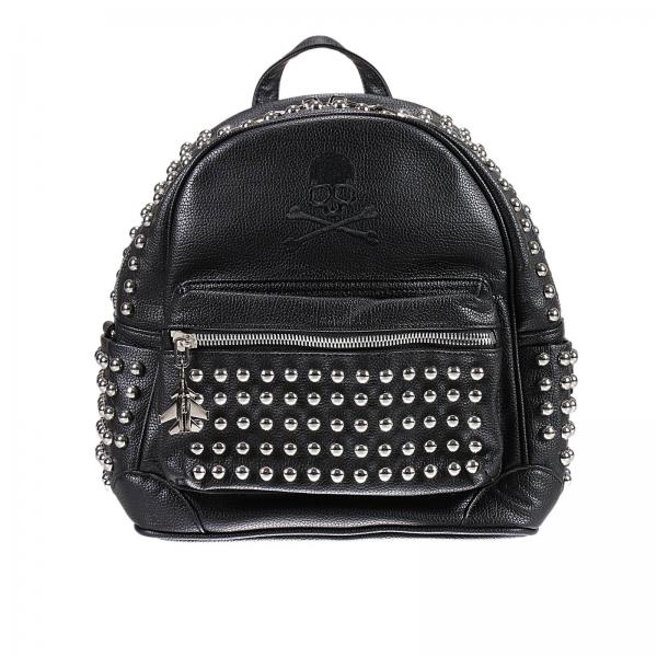 Philipp Plein Outlet Bolsa mujer Mochila Philipp Plein Mujer Negro