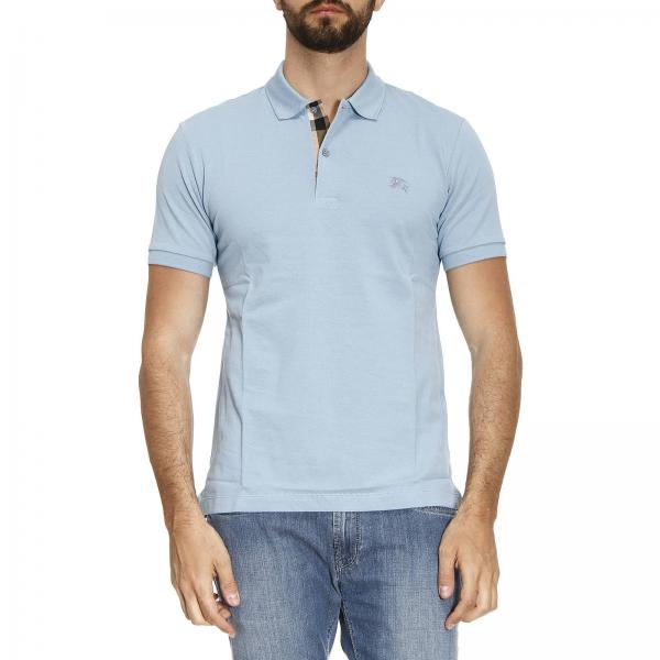 Burberry Outlet: T-shirt men | T-Shirt Burberry Men Gnawed Blue | T ...