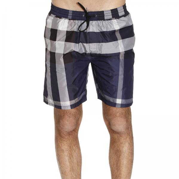 burberry swimsuit mens blue