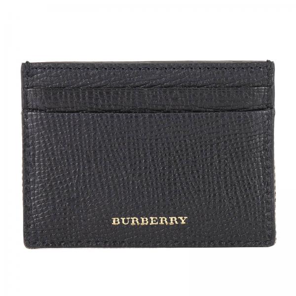 Portacarte E-canvas Tartan Kier da Uomo Burberry | Coltorti Boutique