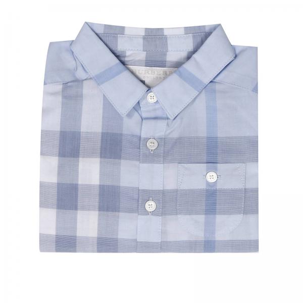 burberry shirt kids blue