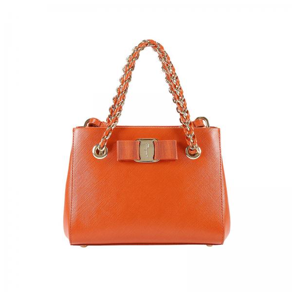 orange mini handbag